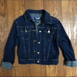 Dark Wash Midi Denim Jacket